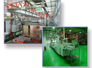 全套進口自動生產(chǎn)線，自有各種表面處理設(shè)備